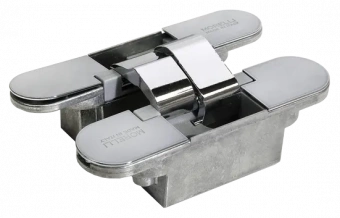 дверные петли hh-3 pc, скрытая петля, цвет - хром