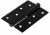 дверные петли msd 100x70x2.5 bl r, петля стальная правая, цвет - черный