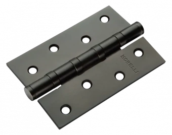 дверные петли ms 100x70x2.5-4bb bl, петля стальная универсальная 1шт., цвет черный