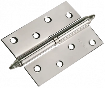 дверные петли ms 100x70x2.5 r sn, петля стальная правая цвет-мат.никель